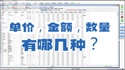 ERP免費(fèi)版 庫(kù)存、成本、銷售單價(jià)與金額核心概念解析